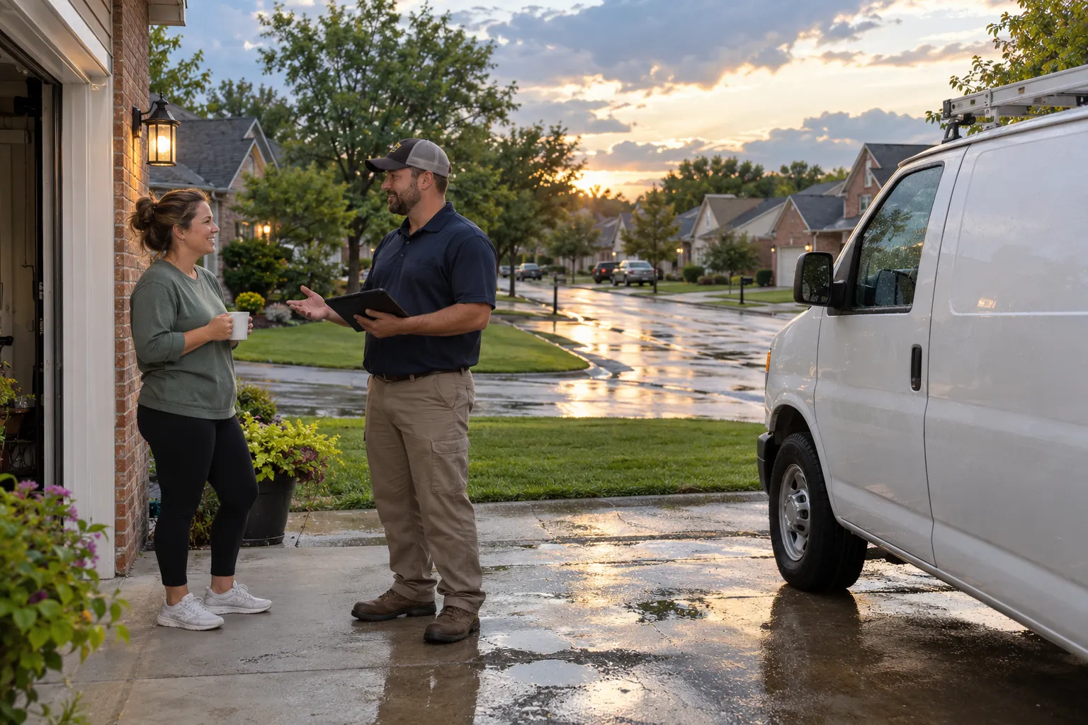 Homes in the Greater Knoxville area served by local water damage providers